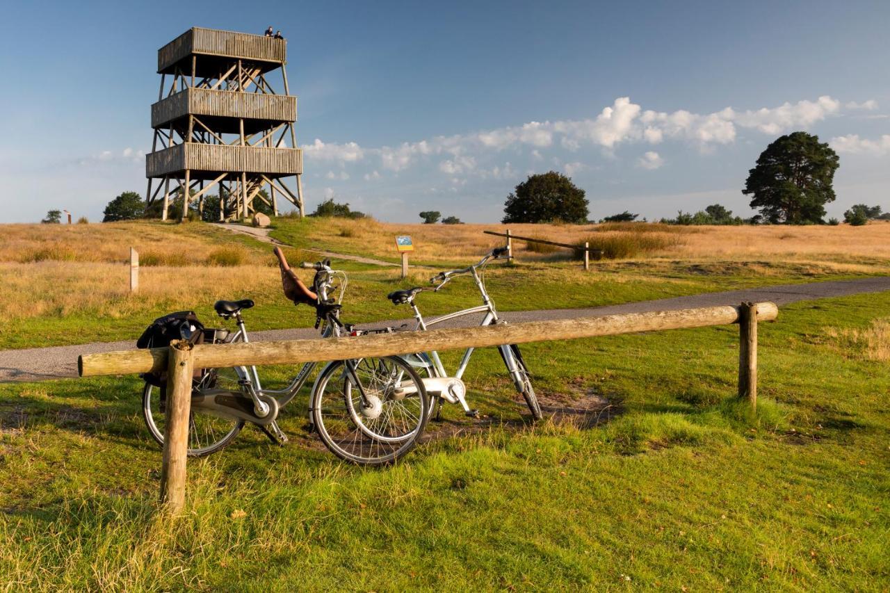 4P Chalet Tolve Met 4 Fietsen Vlakbij Natuurgebieden Drents Friese Wold, Fochteloerveen En Gevangenisdorp Veenhuizen Oosterwolde  Kültér fotó